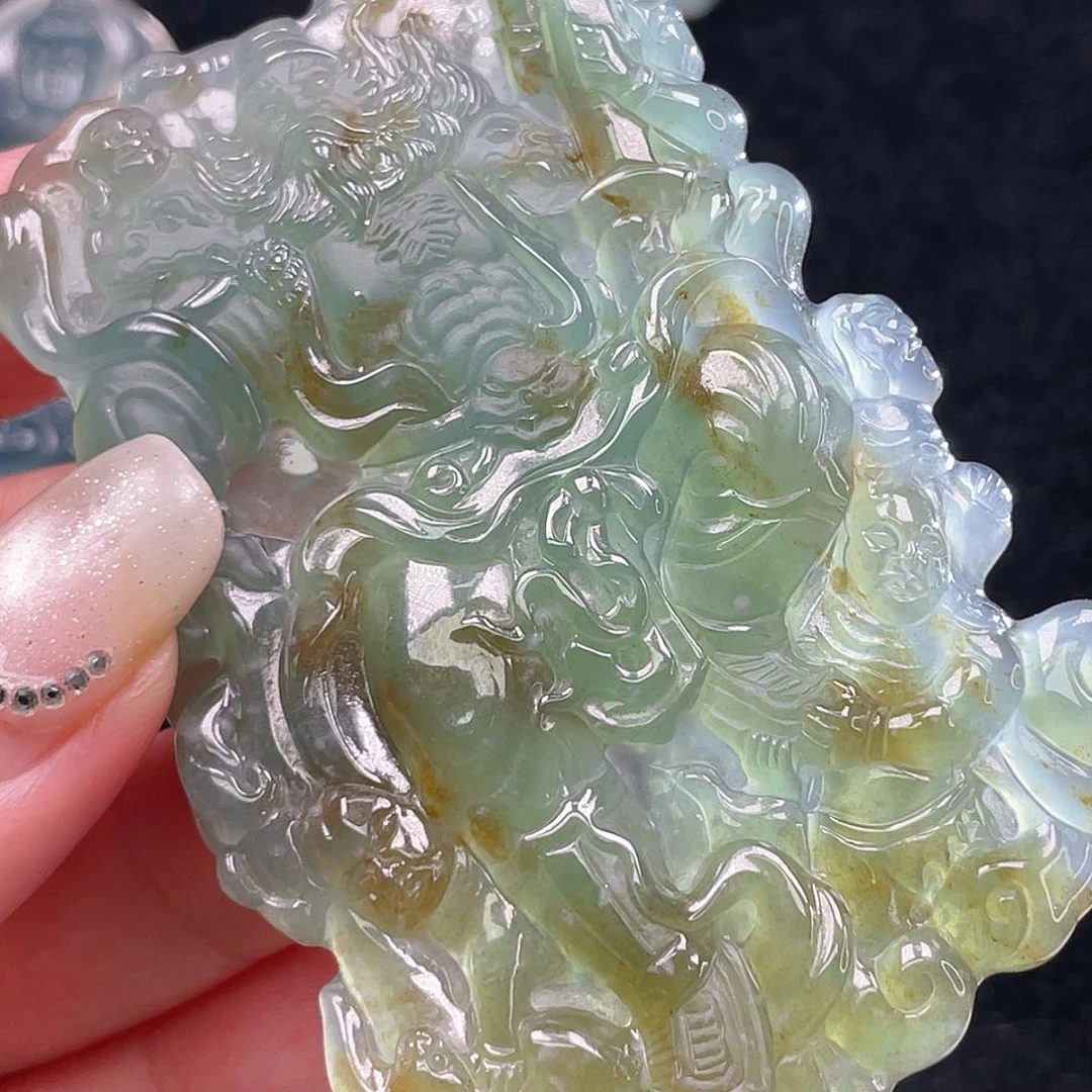 颈饰未镶嵌翡翠9，