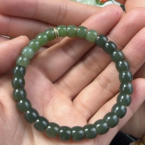 和田玉手串未镶嵌