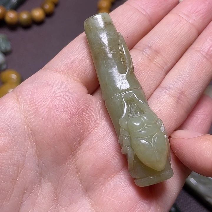 岫岩河磨玉（透闪石质玉）未镶嵌颈饰