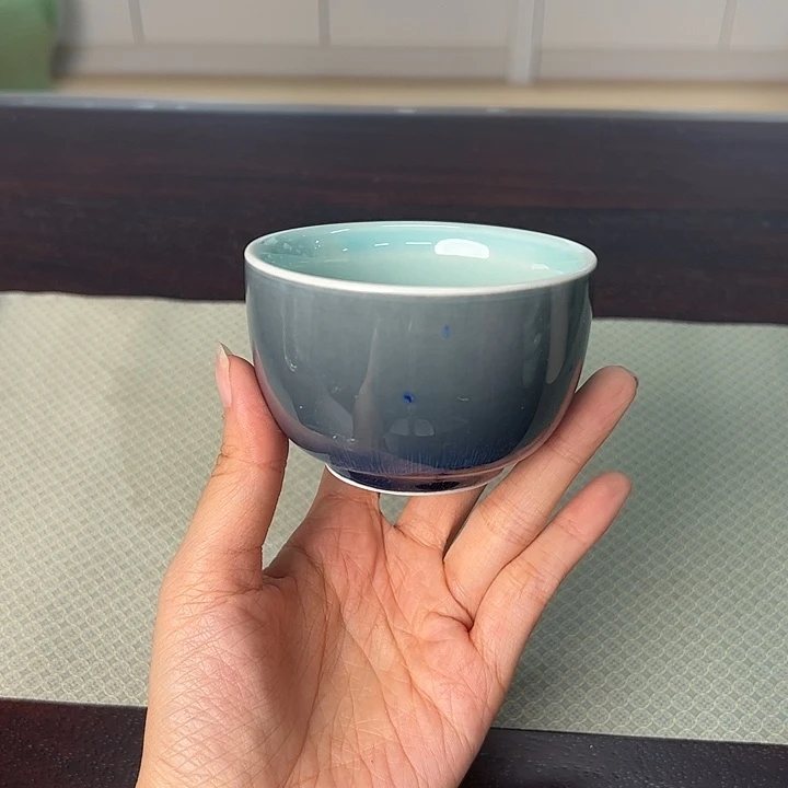 龙泉云间青瓷小米茶器