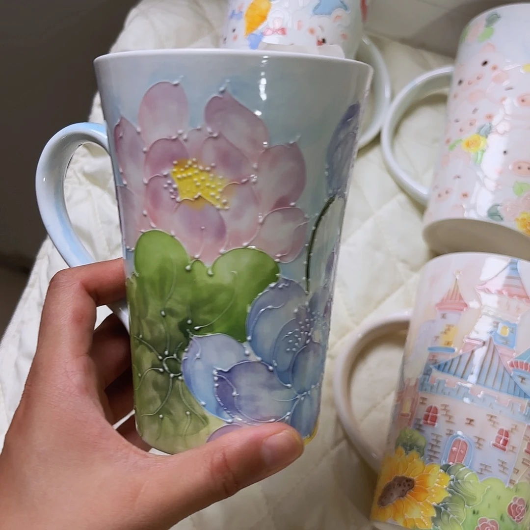 手绘高温釉下彩陶瓷