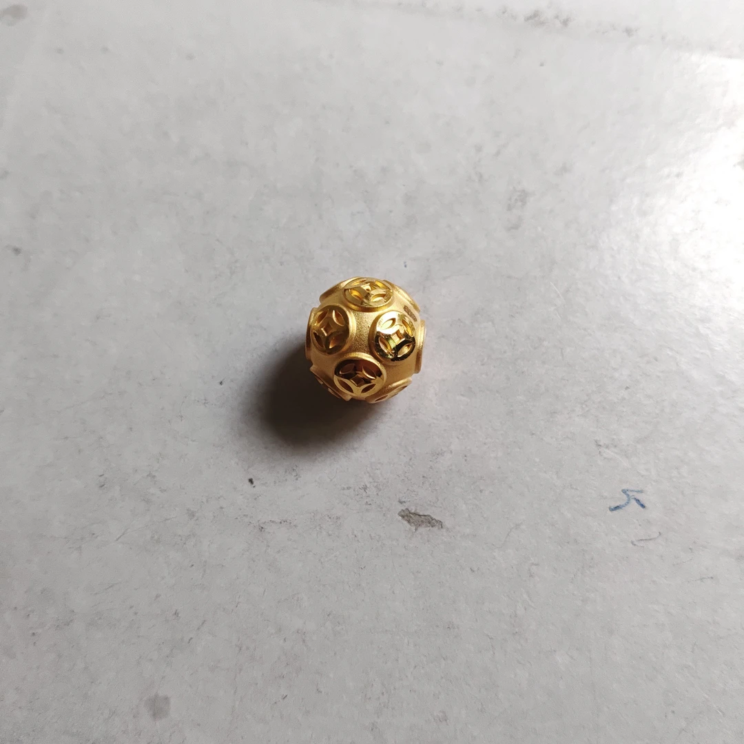 金元宝足金999貔貅珠子首饰