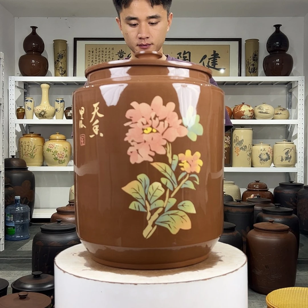 19升水缸盖子有孔的阴刻阳填