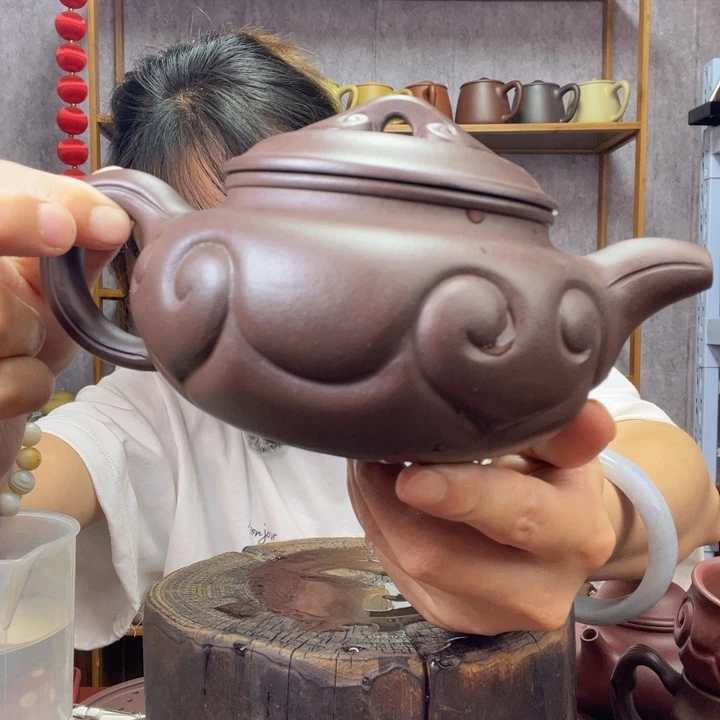 茶杯紫砂原矿紫砂杯