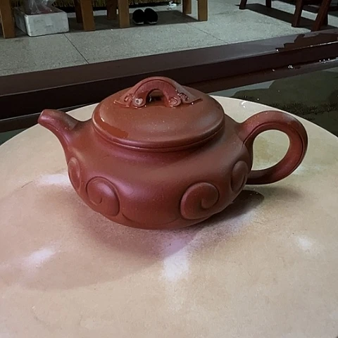 紫砂茶壶壶**予宜兴紫砂仿古如意紫砂壶