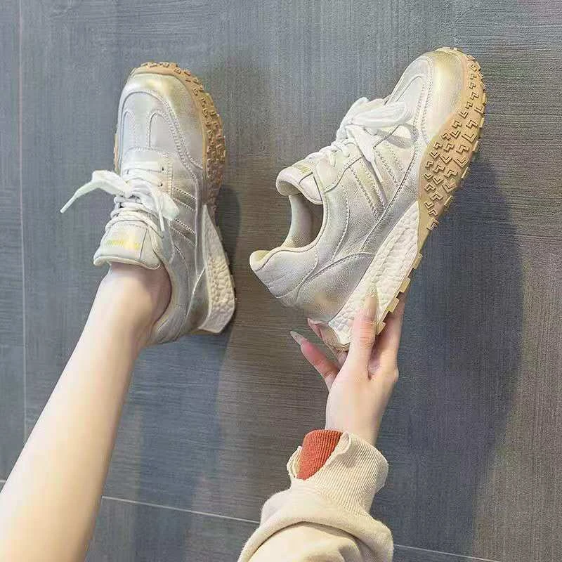 【粉丝团专属福利】达芙妮冬季新款加绒百搭德训鞋福利款