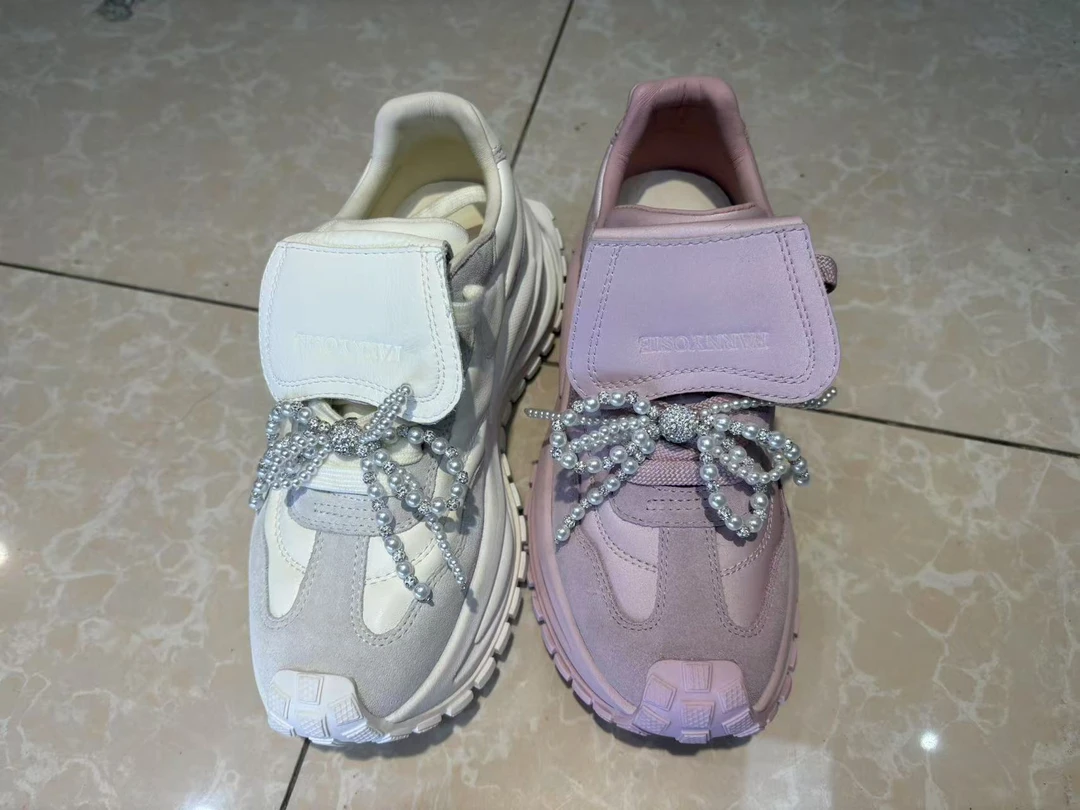 [富贵] 时尚摩登潮流女鞋蝴蝶结休闲运动鞋Y2512-10