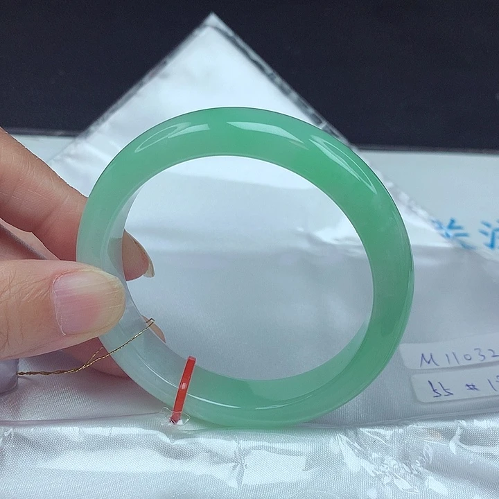 未镶嵌手镯翡翠55圈0320
