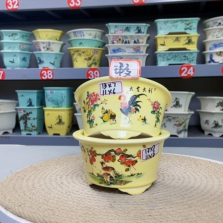 紫砂花瓶紫砂花盆