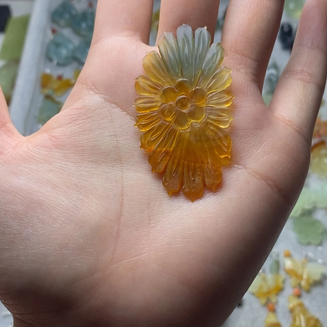 一***啊蛇纹石玉合金耳饰/颈饰