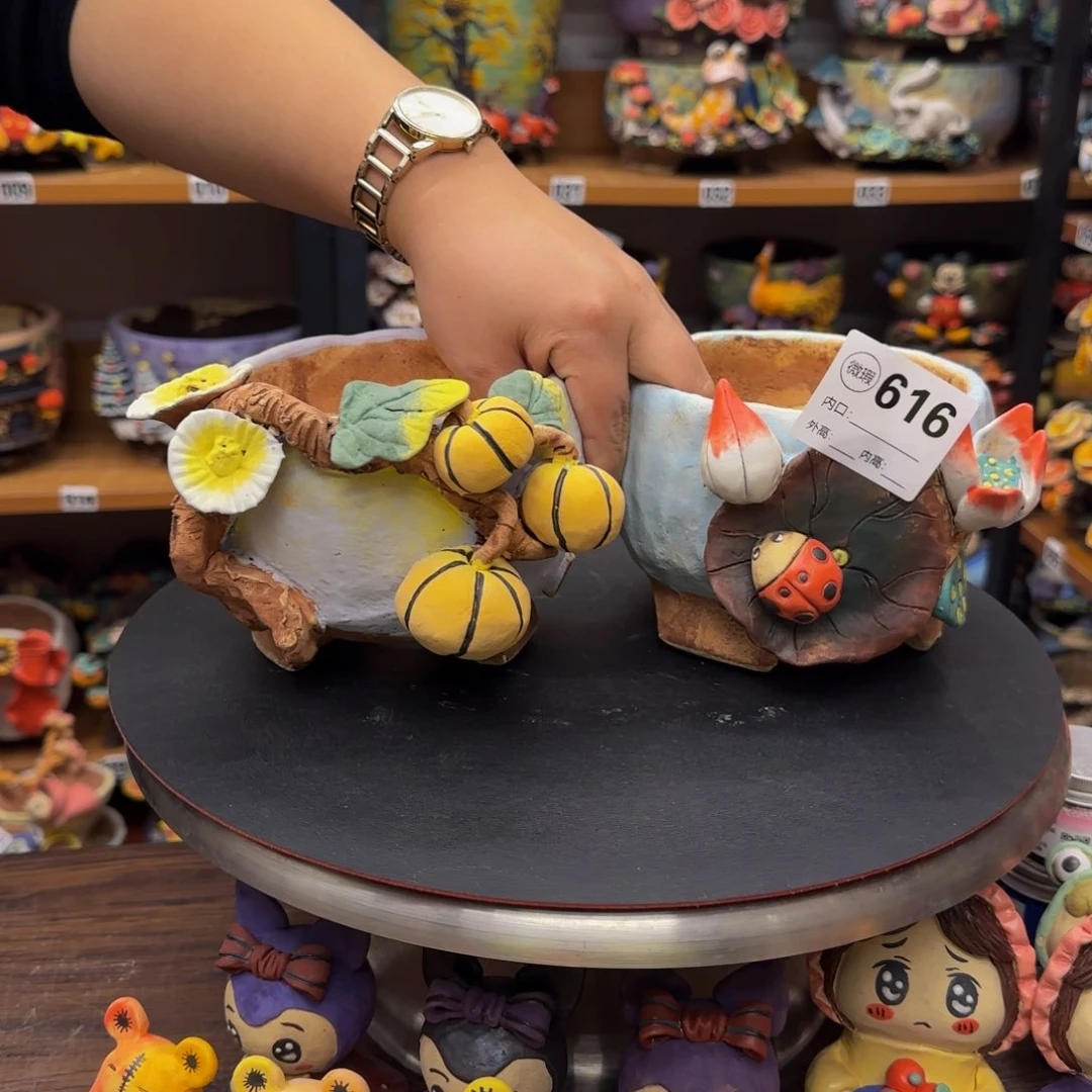 【闪购商品】粗陶手捏