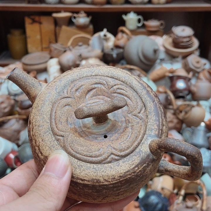 柴烧老岩泥高端茶器