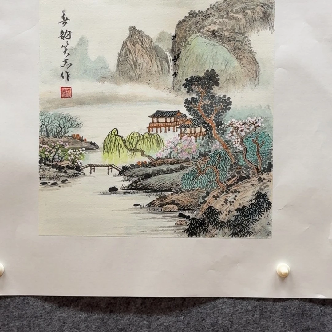 国画34斗方作品哈哈哈