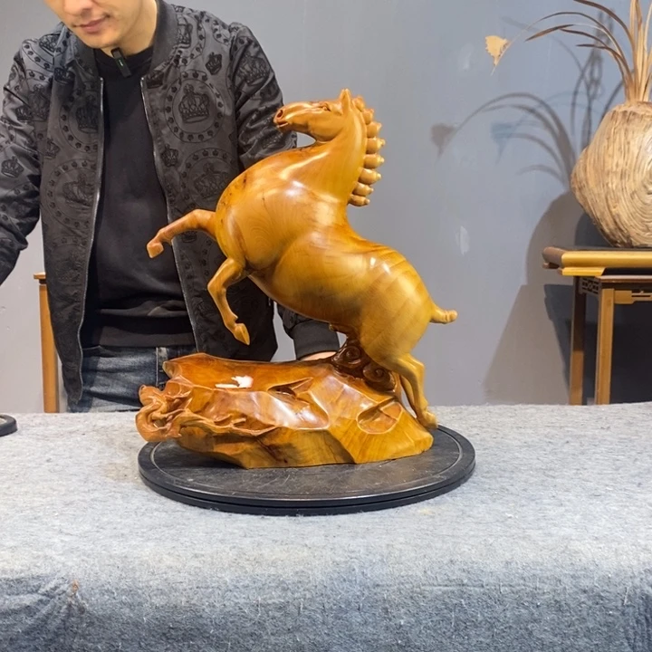 柏木木雕工艺品摆件