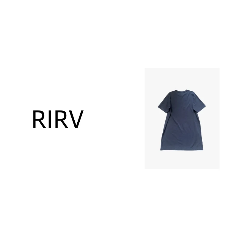 RIRV时髦-"私家TEE"长款针织T恤