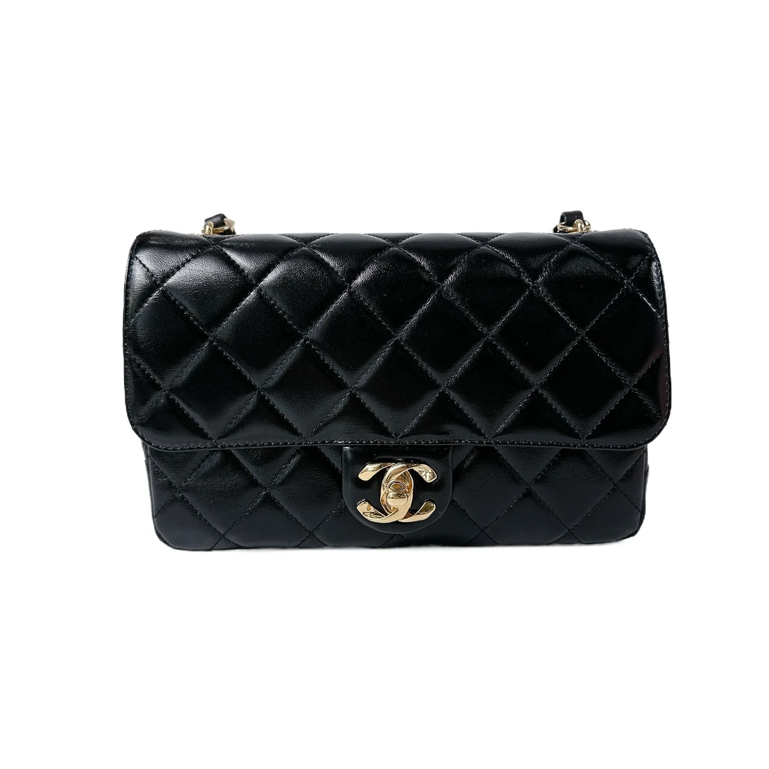 99新 Chanel/香奈儿 安洁利严选口盖包/BK0137324