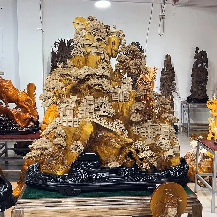 紫***来金丝楠金丝楠木山水
