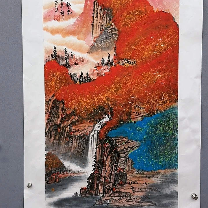 国画书法作品多次参加