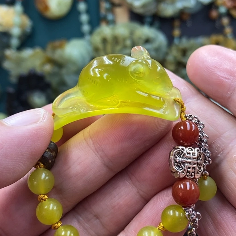 【闪购商品】未镶嵌岫玉手牌