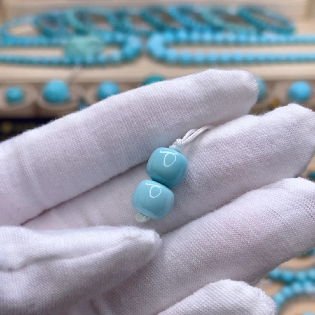 绿松石未镶嵌珠宝奇石8.6mm