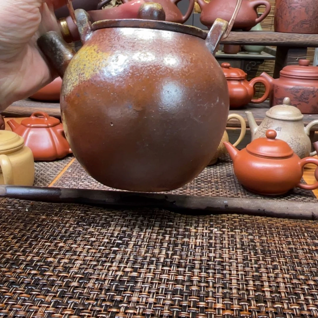 紫砂茶壶宜兴原矿紫砂手工制700