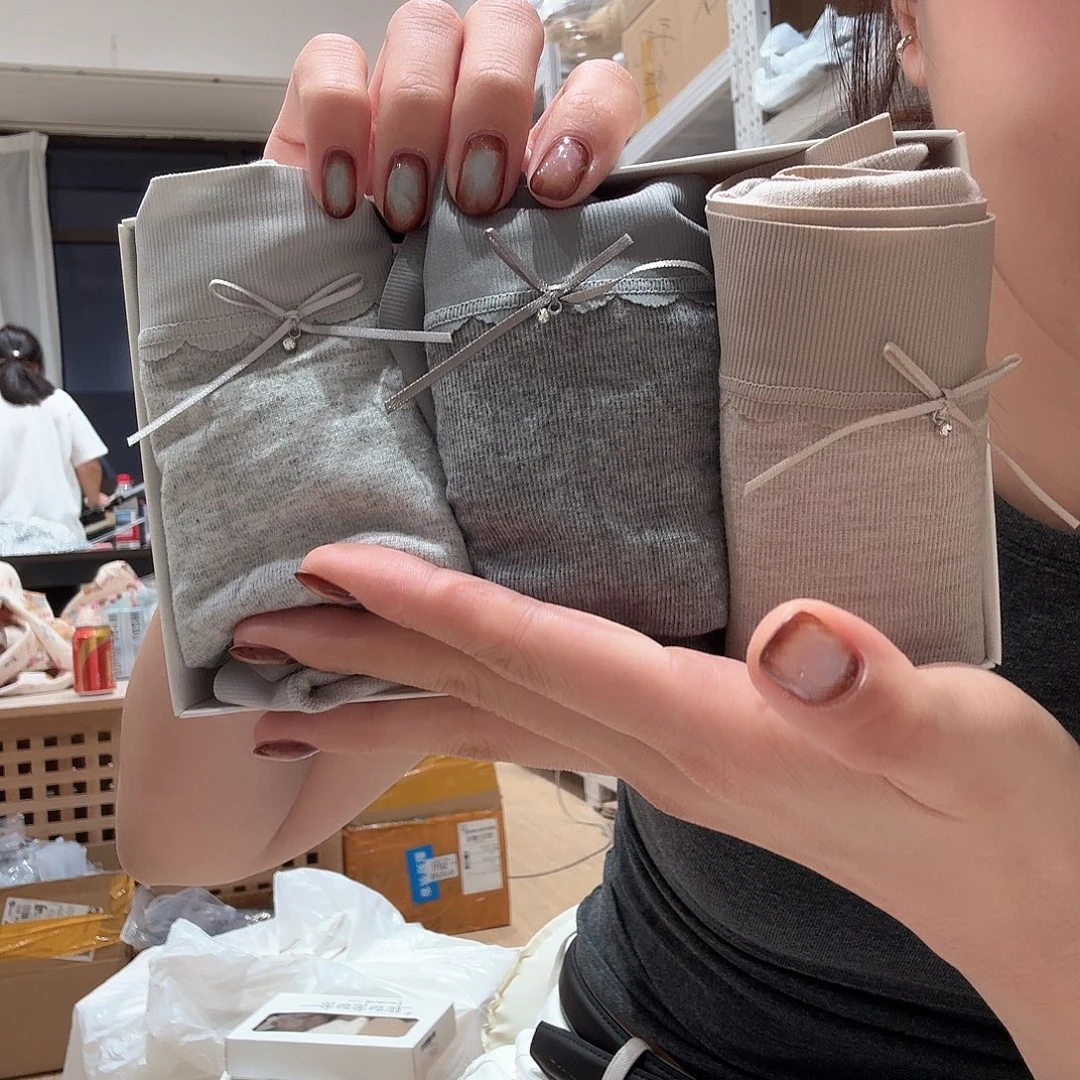 三醋酯纤维极简生活灰色3条