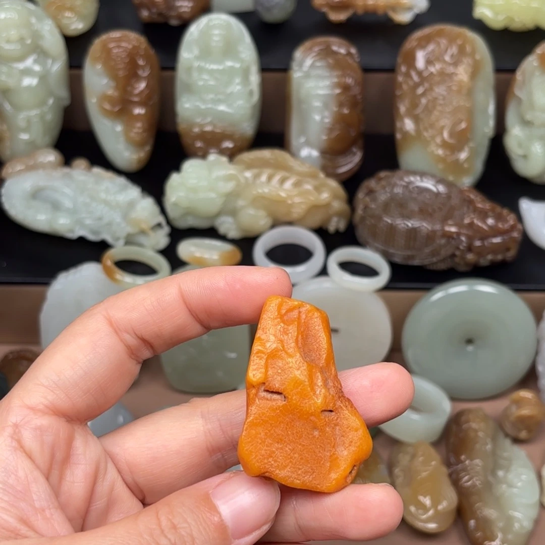 颈饰未镶嵌和田玉神***集