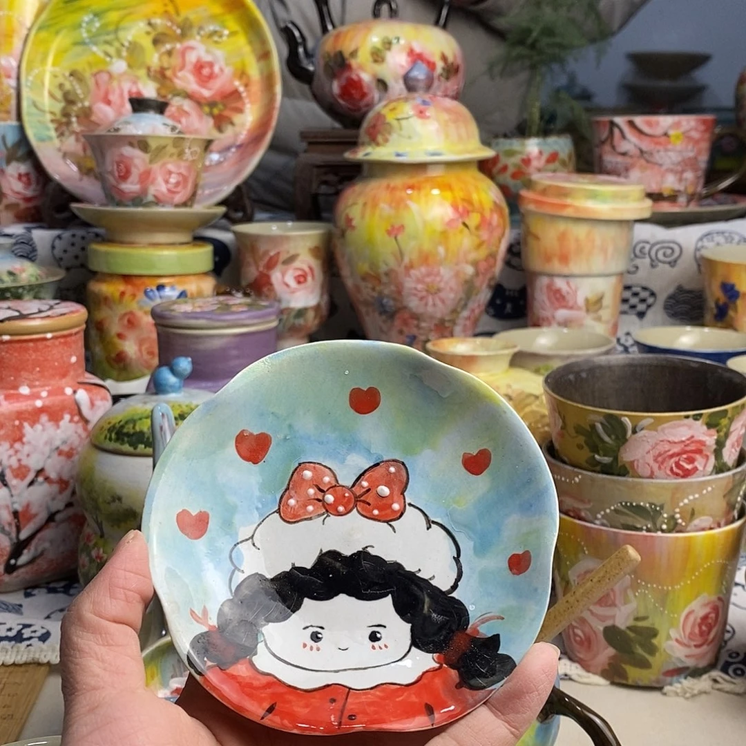 瓷片手绘陶瓷年货节福利多多