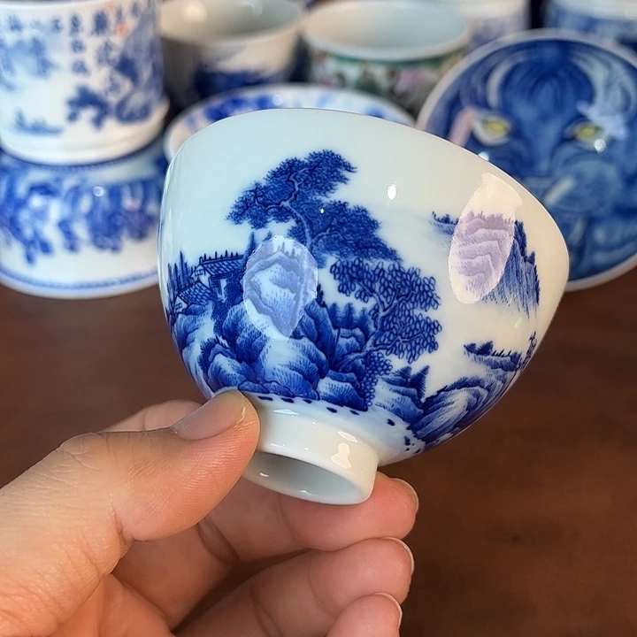 瓷片景德镇全手工手绘陶瓷