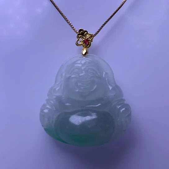 翡翠吊坠(赠链)未镶嵌吊坠