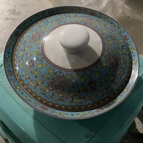 其他瓷7.8寸盖碗一个