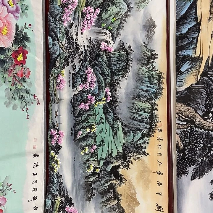 三个张画廊直播间！不带框