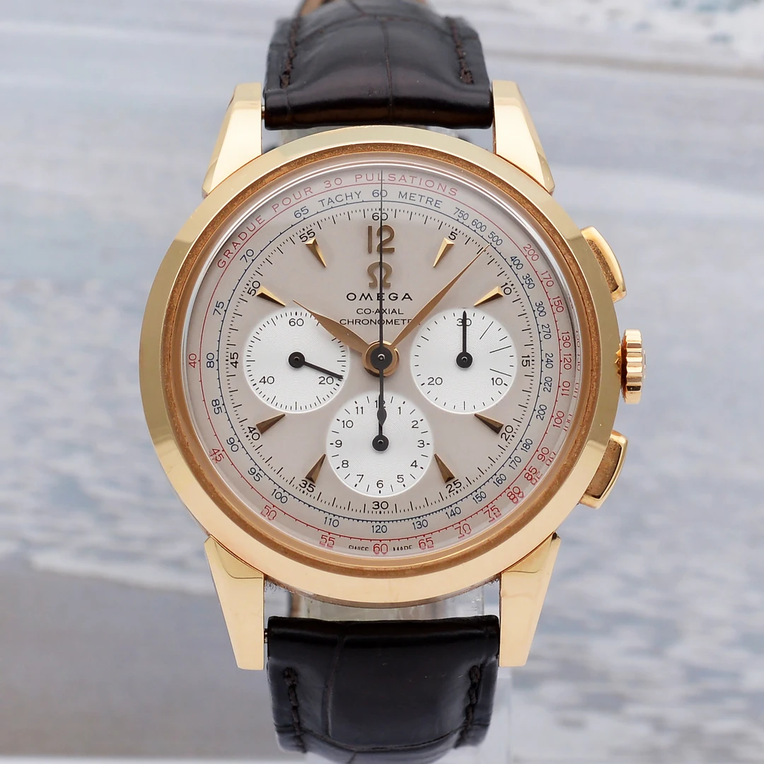 99新 Omega/欧米茄 泽泰/特别系列/18K玫瑰金/39mm/手动机械男表