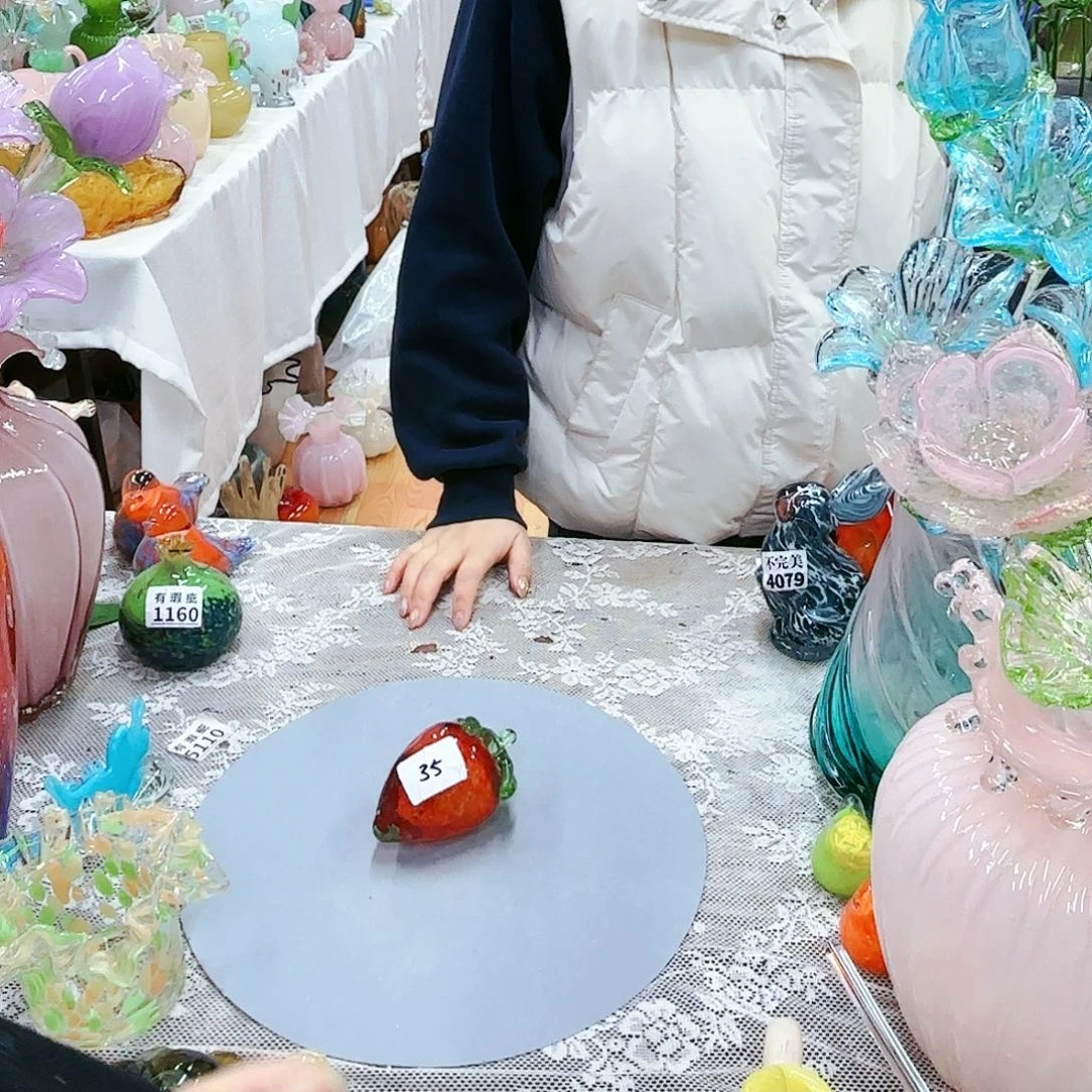 福利不退不换琉璃花瓶艺术品