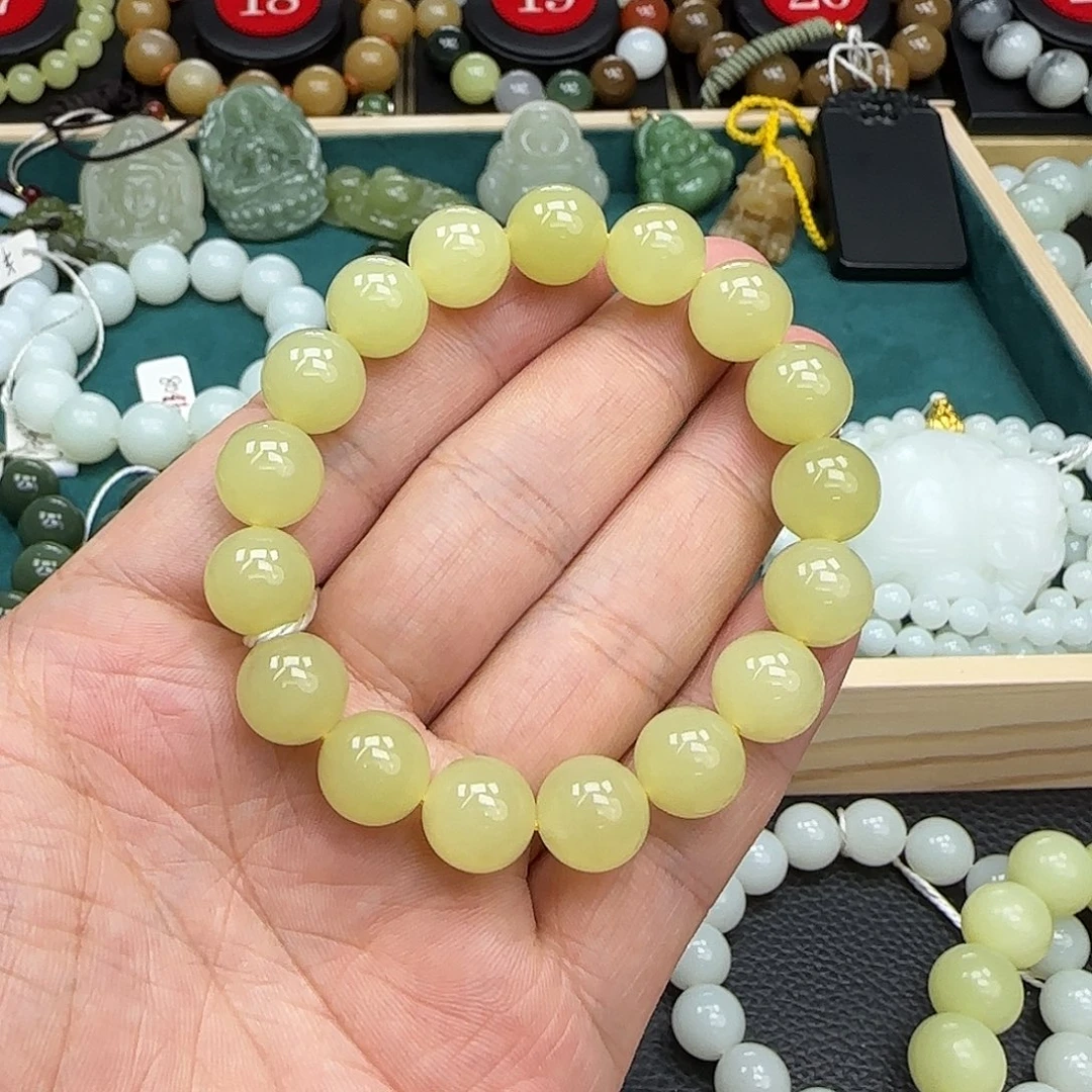 ꩵ***࿐和田玉未镶嵌手链12