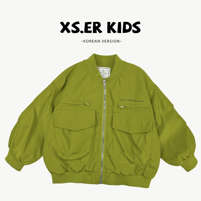 【小首尔】原版-现货-春秋季男童韩版外套HBB4353