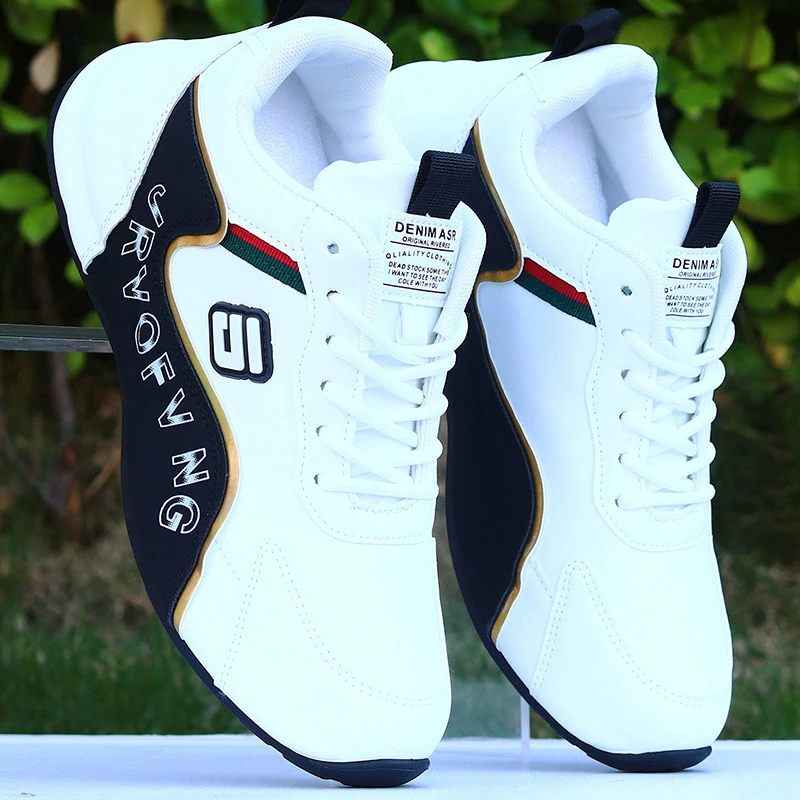 高档男鞋爆款潮牌老爹鞋增高皮面防水运动休闲鞋防臭防滑旅游板鞋