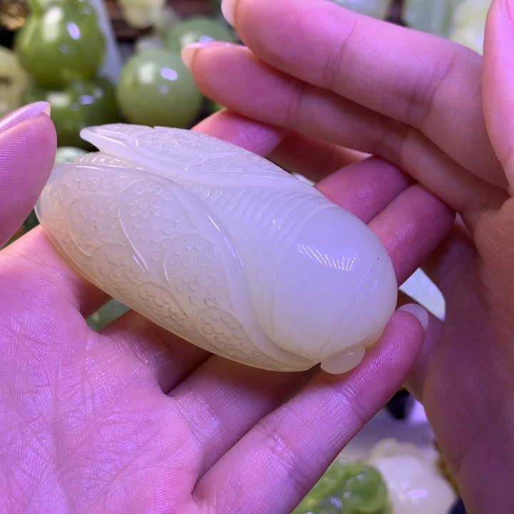 岫玉未镶嵌手把件