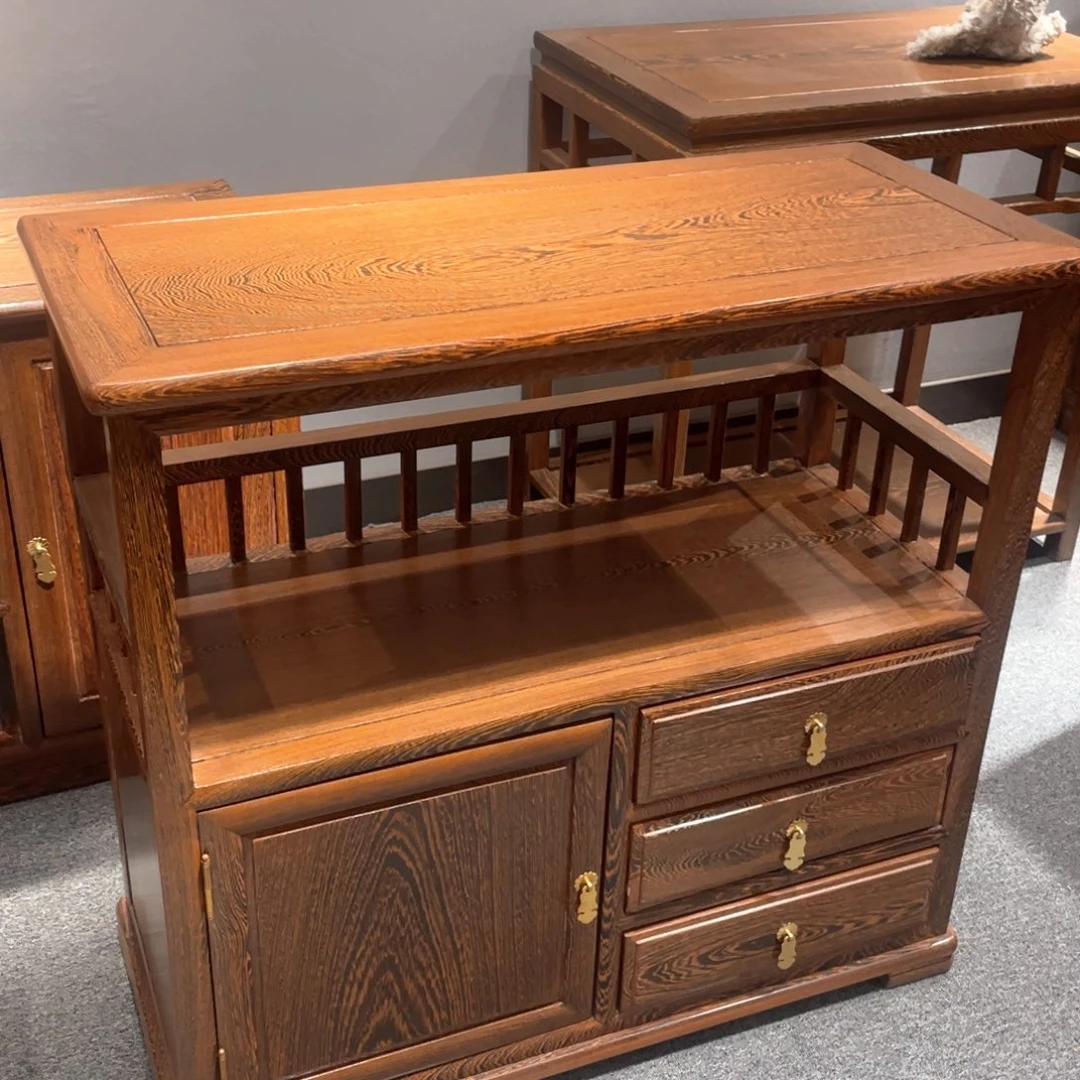 鼓***店成套家具鸡翅木类88 40 85茶水柜
