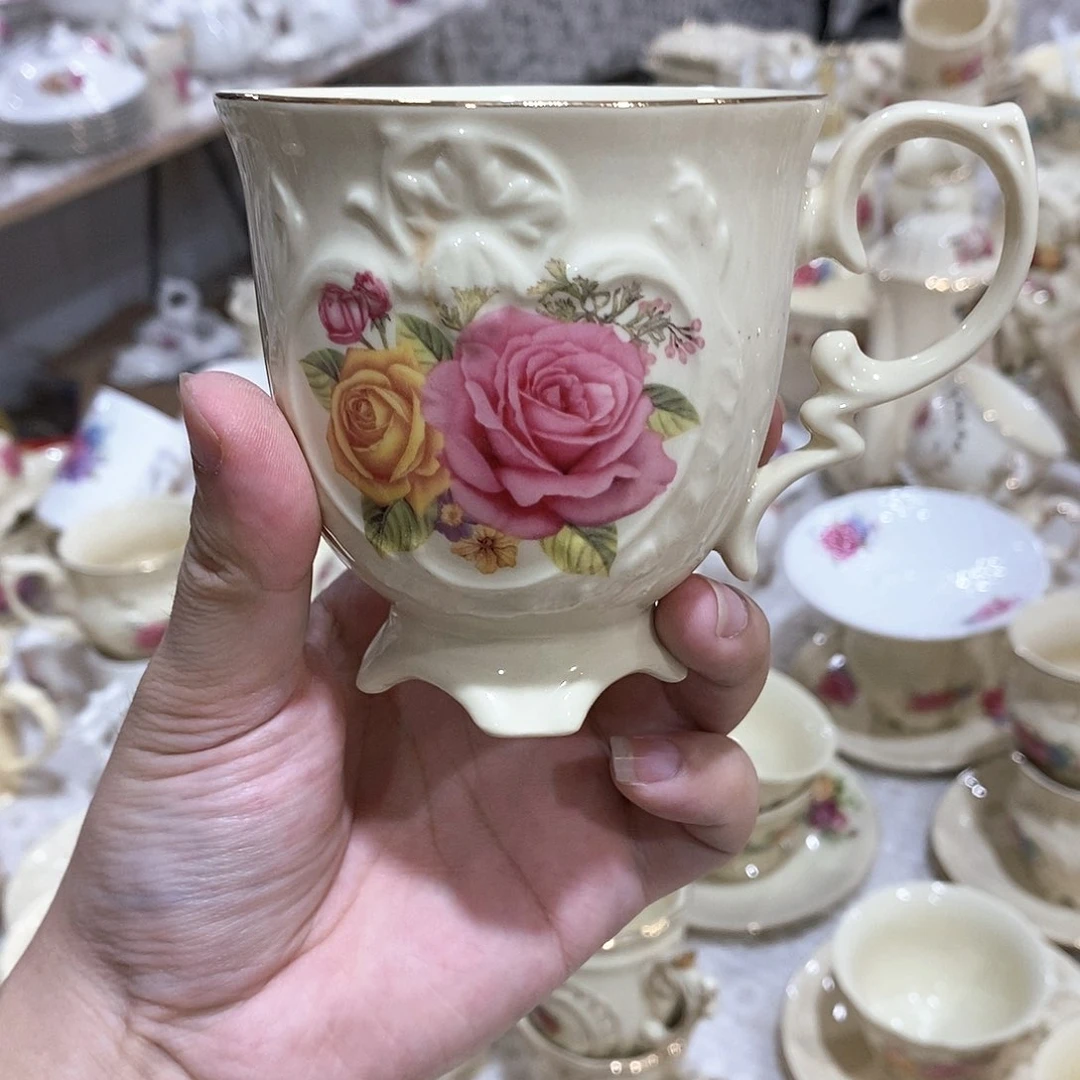 瓷咖啡杯潮州风味陶瓷