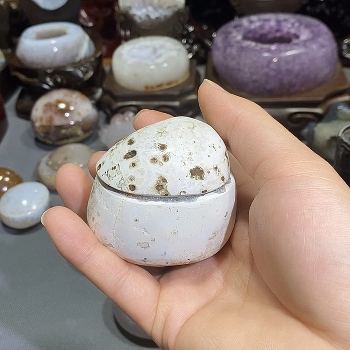 紫晶未镶嵌摆件聚宝盆