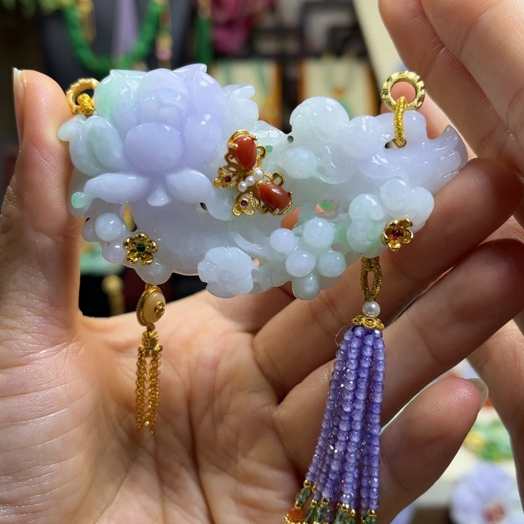 翡翠未镶嵌颈饰天然翡翠