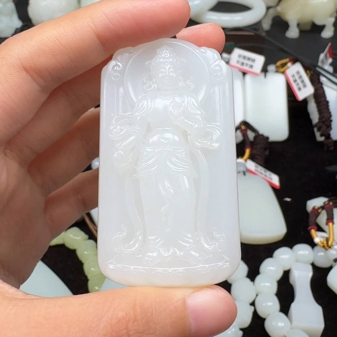 【闪购商品】和田玉未镶嵌挂件顺**水