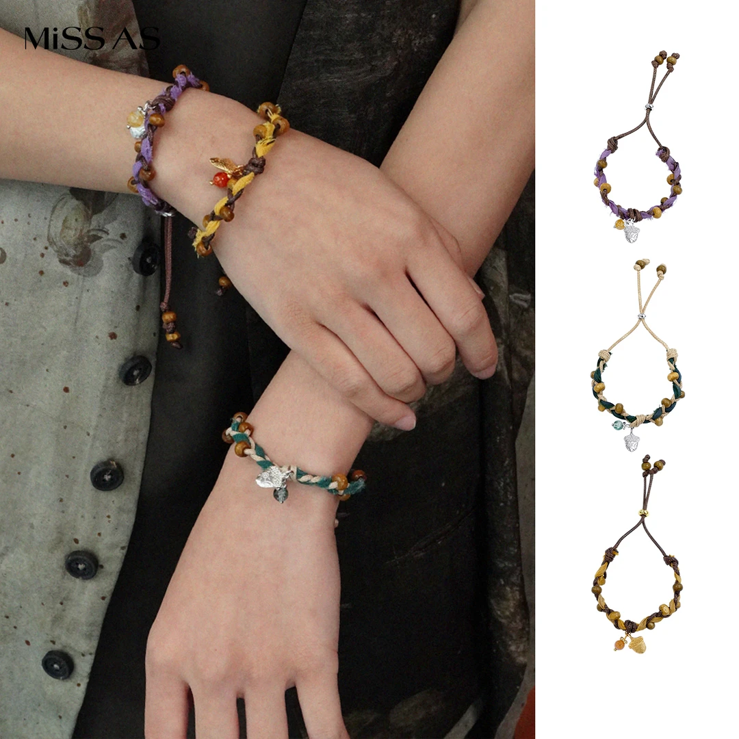 非金属布艺手链 【SWAHILL斯瓦山丘】果实手工编织手绳25新品