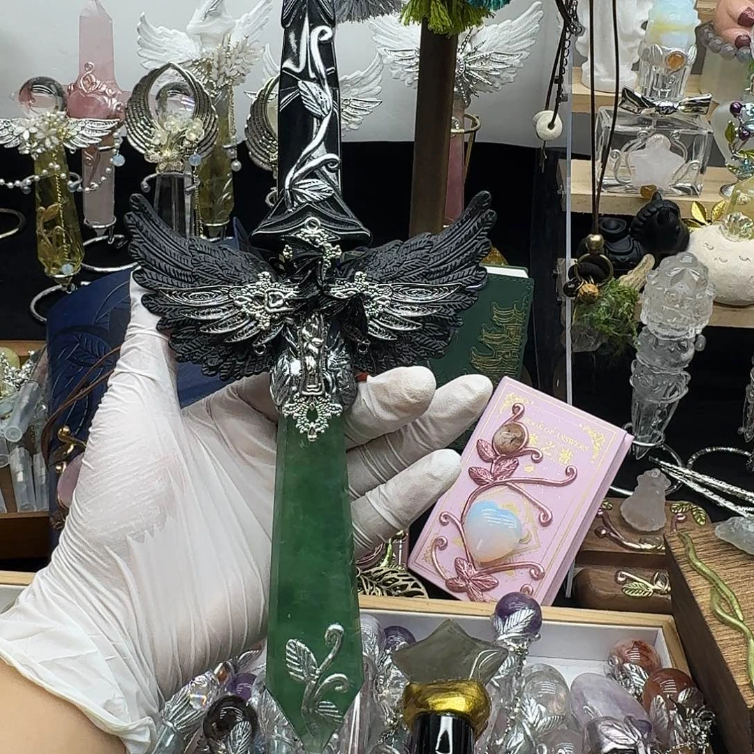 紫***紫晶未镶嵌颈饰绿