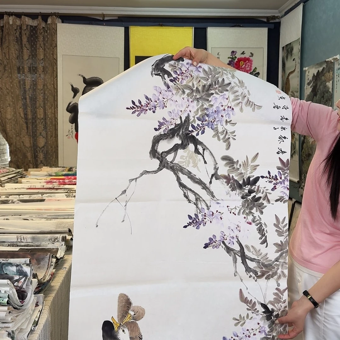 纯手绘国画作品作品