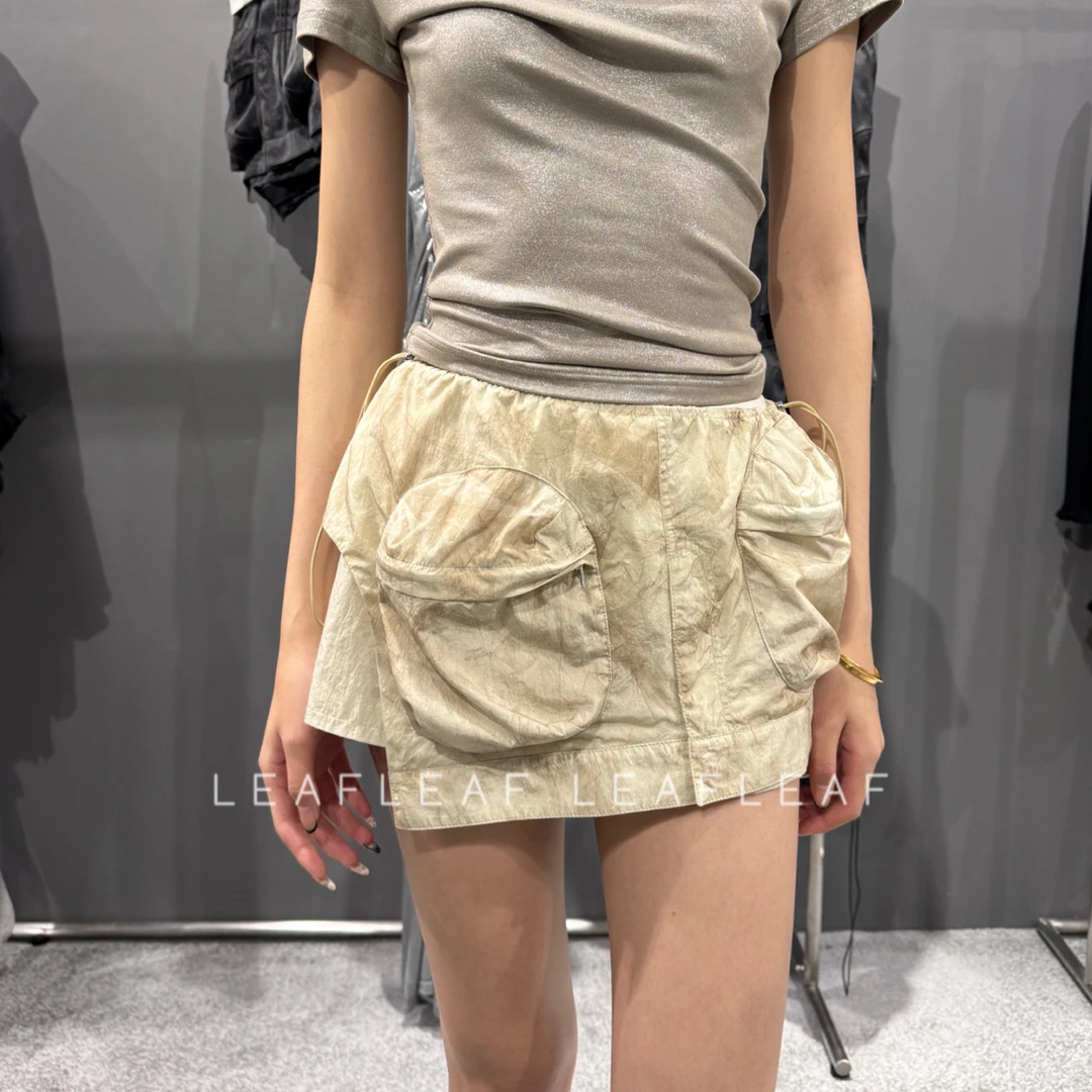 MARRKNULL Dislocation 抽绳短裤 LEAFLEAF设计师品牌