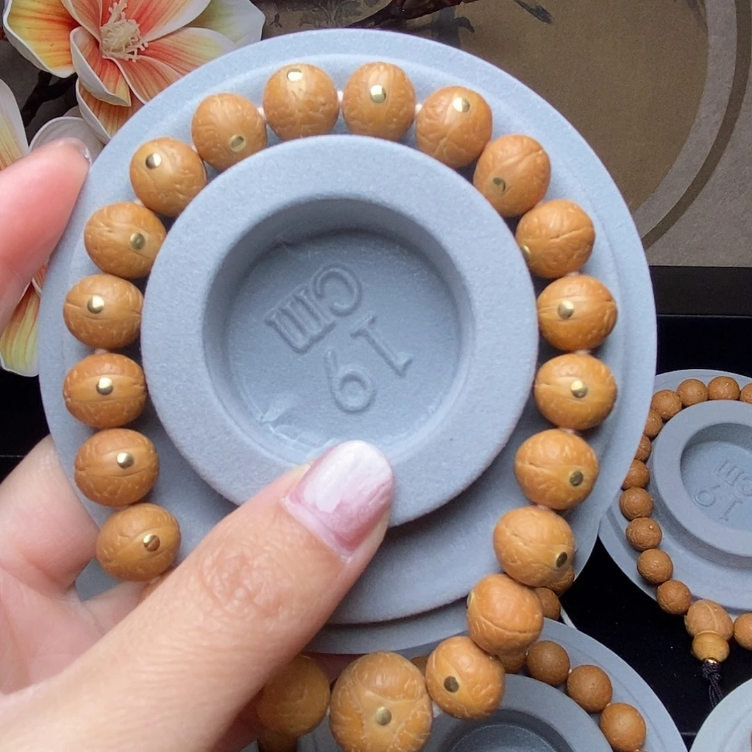 A***A12➕菩提手串铜钉25新籽