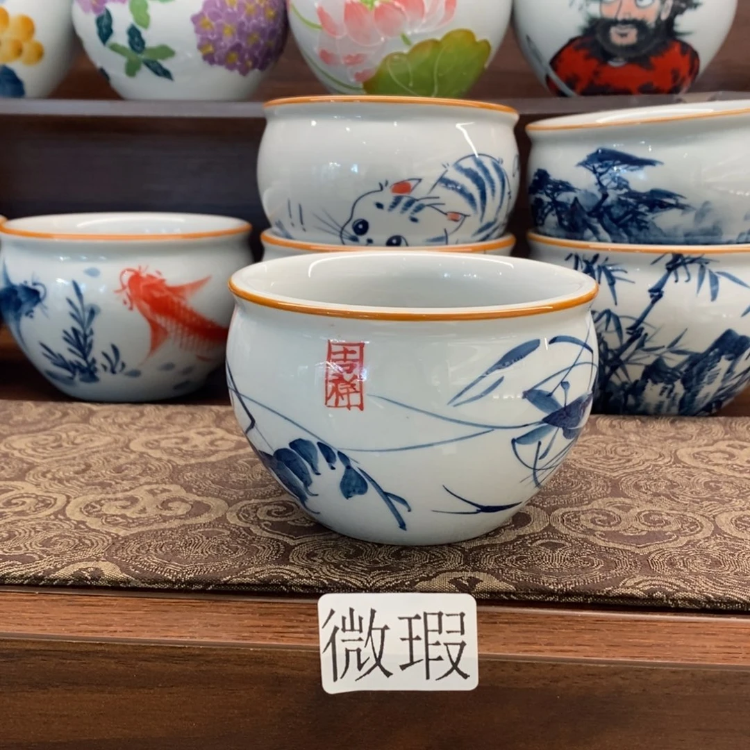 釉下彩手工绘制手工绘制