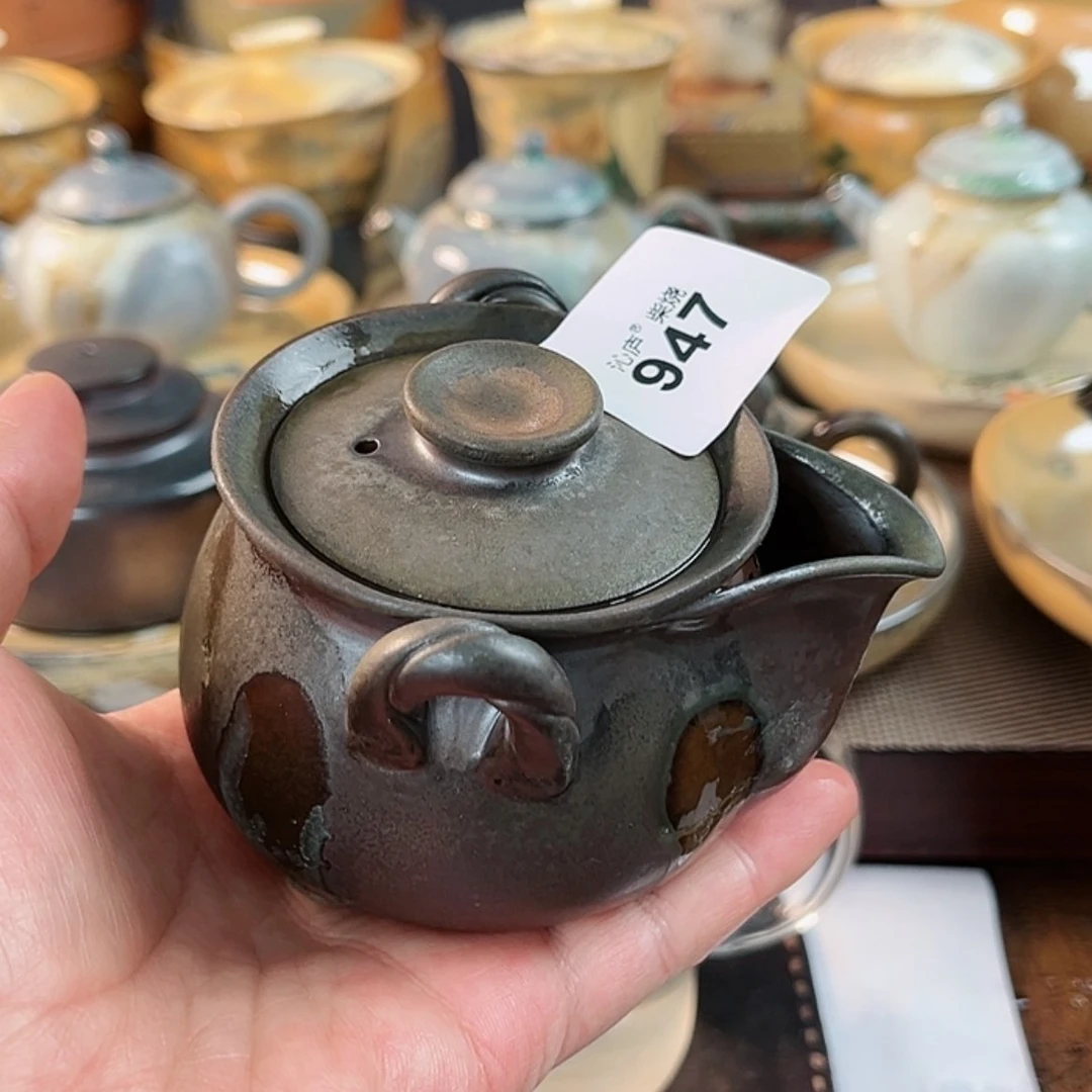 【闪购商品】离**后沁庐柴窑古法柴烧全手工茶具